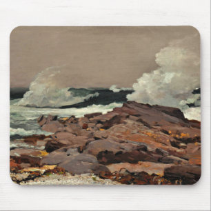 Eastern Point, Gemälde von Winslow Homer Mousepad
