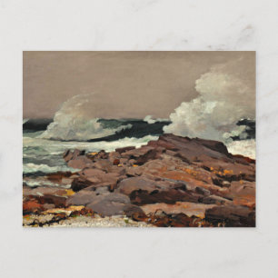 Eastern Point, Kunst von Winslow Homer Postkarte