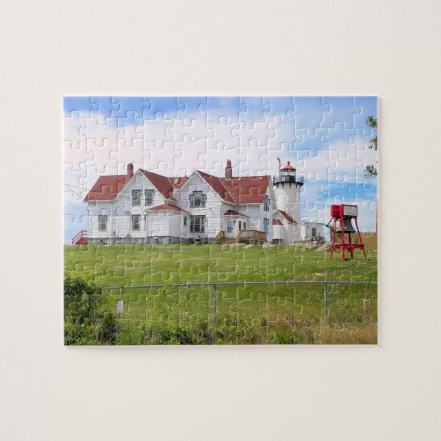 Eastern Point Lighthouse, Gloucester Massachusetts Puzzle (Horizontal)