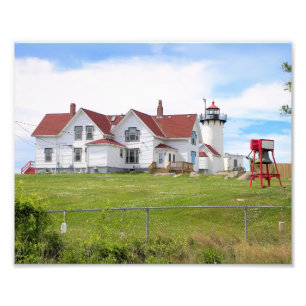 Eastern Point Lighthouse, Massachusett Foto Print