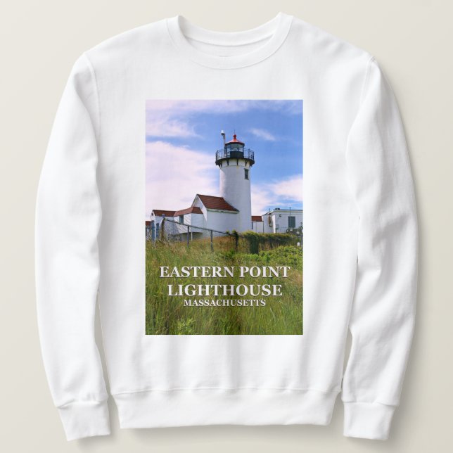 Eastern Point Lighthouse, Massachusetts Sweatshirt (Design vorne)