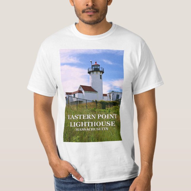 Eastern Point Lighthouse, Massachusetts T - Shirt (Vorderseite)