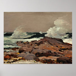 Eastern Point, schöne Kunst von Winslow Homer Poster