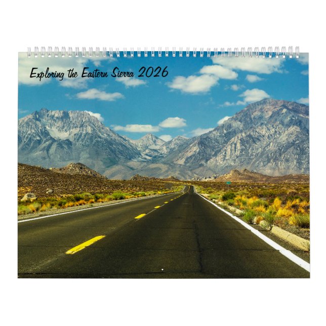 Eastern Sierra erkunden 2026 Kalender (Titelbild)