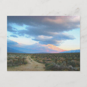 Eastern Sierra Landscape - Owens Valley Postkarte