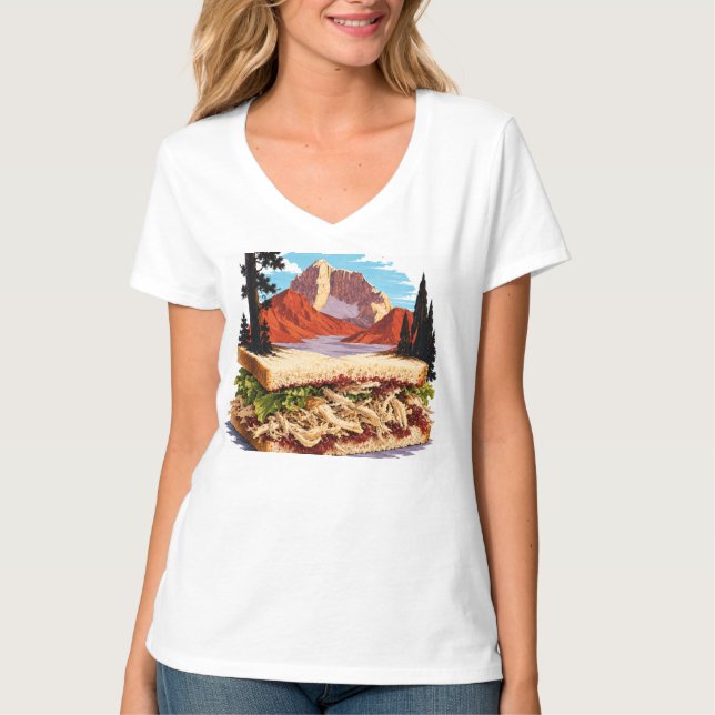 Eastern Sierra Sandwich T-Shirt (Vorderseite)