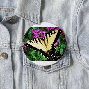 Eastern Tiger Frack Butterfly #1 Button