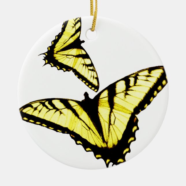 Eastern Tiger Frack Butterfly Foto Keramikornament (Vorne)