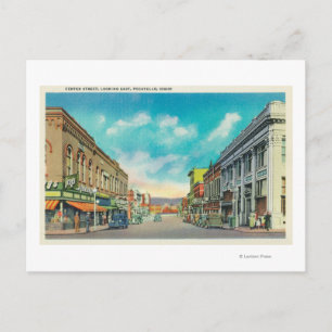 Eastern View von Centre Street Pocatello, ID Postkarte