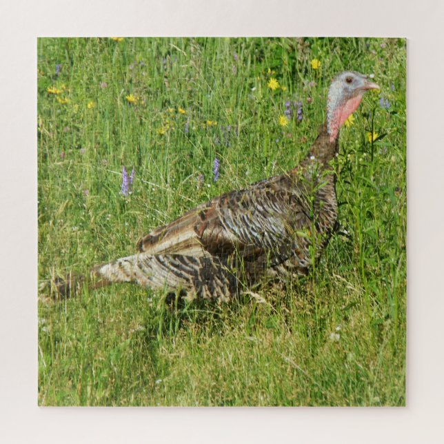 Eastern Wild Turkey Hen Puzzle (Vertikal)
