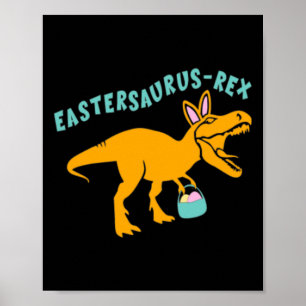 Eastersaurus Ostergeschenk für Teenager-Jungs An Poster