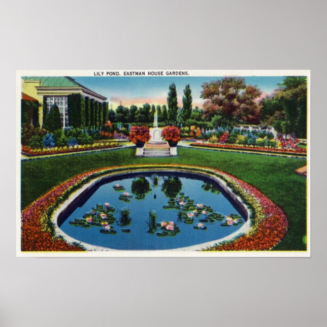 Eastman House Gardens Lido Poster (Vorne)