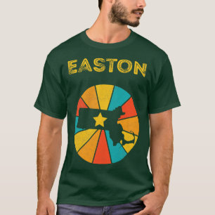 Easton Massachusetts Vintag Beunruhigtes Souvenir  T-Shirt