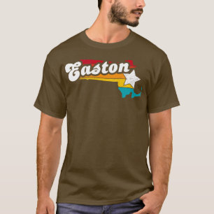Easton Massachusetts Vintag Beunruhigtes Souvenir T-Shirt