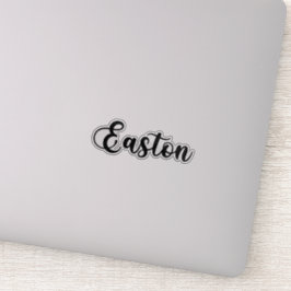Easton Name - Handgeschriebene Kalligrafie Aufkleber