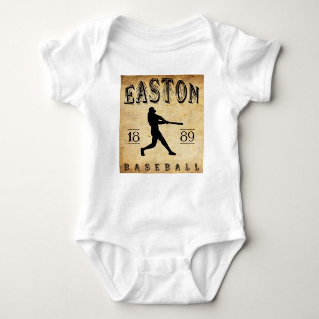 Easton New-Jersey Baseball 1889 Baby Strampler (Vorderseite)