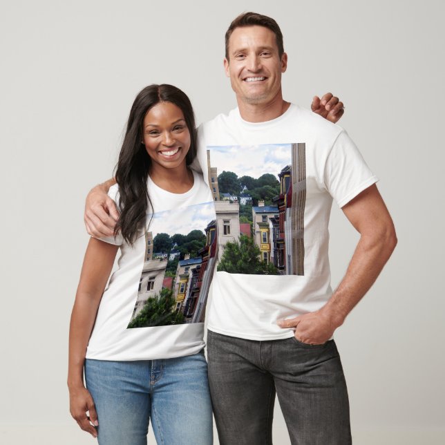Easton PA - Ansicht aus Fenster T-Shirt (Unisex)