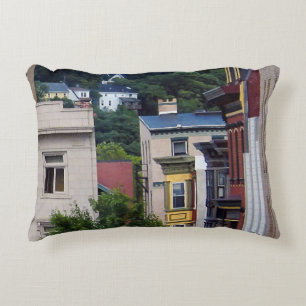 Easton PA - Blick aus dem Fenster Dekokissen