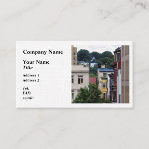 Easton PA - Blick aus dem Fenster Visitenkarte