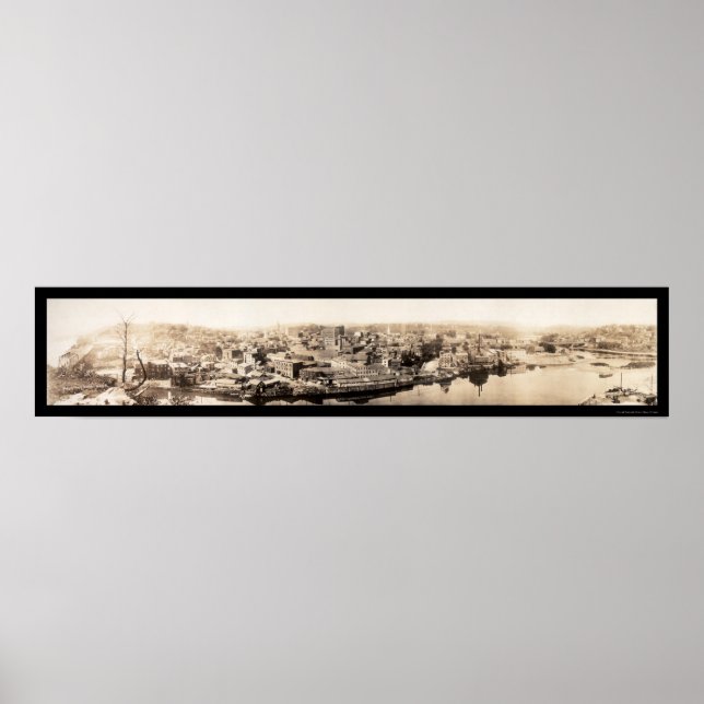 Easton, Pennsylvania Foto 1913 Poster (Vorne)