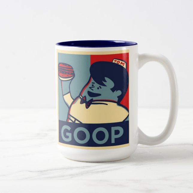 Eastside großer Tom für Präsidenten Mug Zweifarbige Tasse (Rechts)