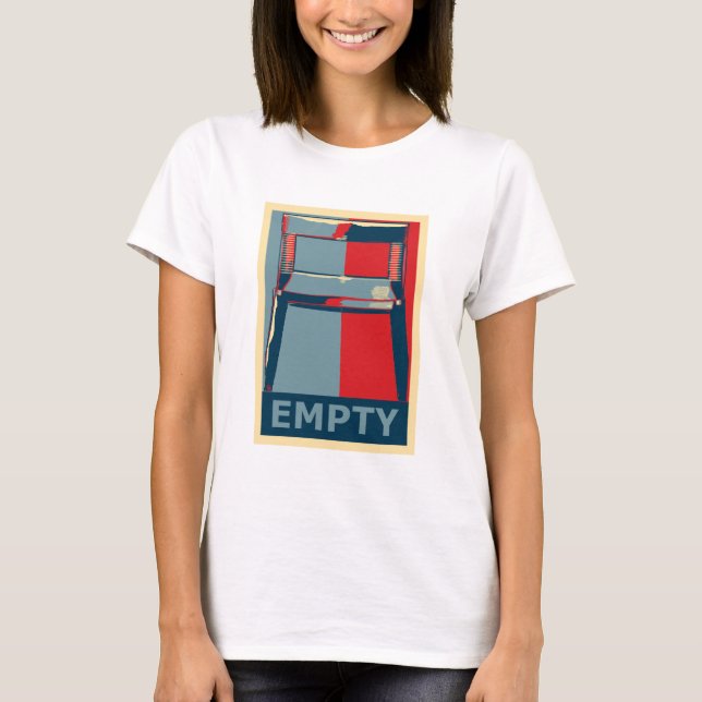 Eastwooding Stuhl unsichtbarer Obama T-Shirt (Vorderseite)