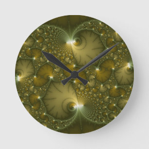 Easy Gro Fractals Runde Wanduhr