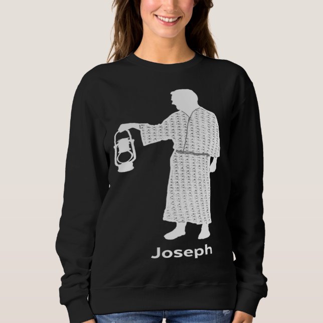 Easy Joseph Costume Christmas Pageant Live Nativit Sweatshirt (Vorderseite)