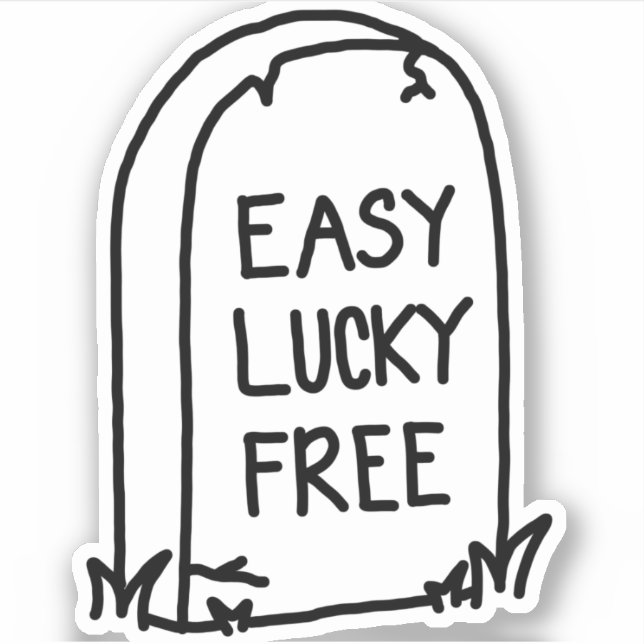 Easy Lucky Free Sticker (Vorderseite)