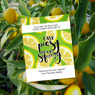 Easy Peasy Lemon Squeezy Immobilienmarketing Pos Postkarte