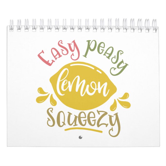 Easy Peasy Lemon Squeezy Lemon  Kalender (Titelbild)