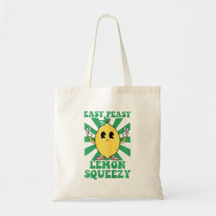 Easy Peasy Lemon Squeezy Lemonade Ceo Funny Lemon Tragetasche