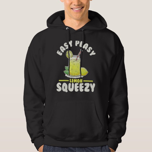 Easy Peasy Lemon Squeezy Lemonade Juice Stand Lemo Hoodie (Vorderseite)