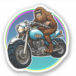 Easy Rider Motorrad Daddy Sasquatch Aufkleber