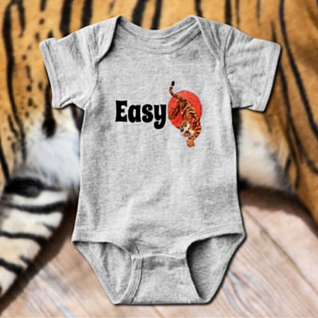 "Easy Tiger" Funny Baby Bodysuit - Bold & Playful Baby Strampler (Von Creator hochgeladen)