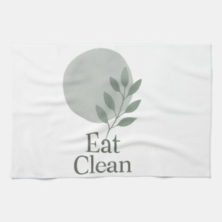 Eat Clean Minimalist Kitchen Towel Geschirrtuch
