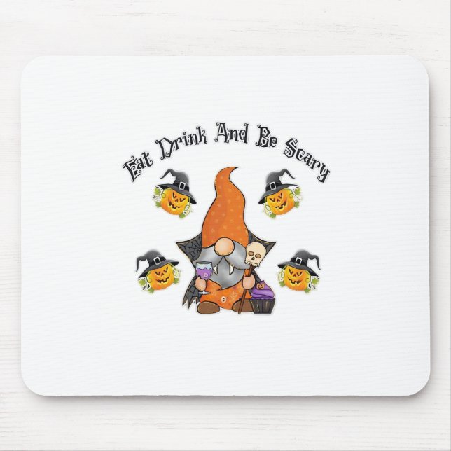 Eat Drink And Be Scary Basic Casual Mousepad (Vorne)