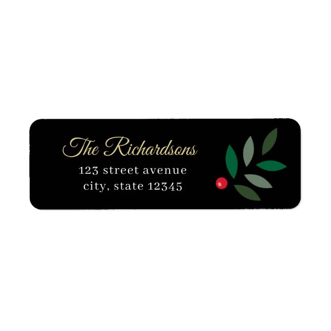 Eat Drink Be Frohe Weihnachtsfeiertagsadresse Etik (Vorne)