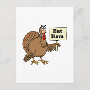 Eat Ham Postkarte
