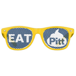 Eat It PITT Sunglasses - GOLD Partybrille