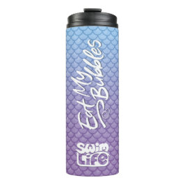 "Eat My Bubbles" Blau/Lila Waage Swim Life Thermosbecher