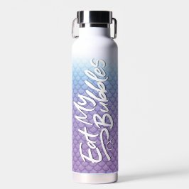 "Eat My Bubbles" Blau/Lila Waage Swim Life Trinkflasche