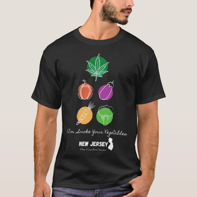 Eat or Smoke your Vegetables NJ T-Shirt (Vorderseite)
