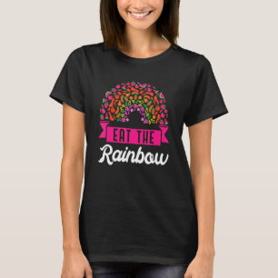 Eat Rainbow Vegan Vegetarian Veganism Vegetarianis T-Shirt