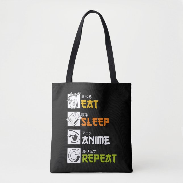 Eat Sleep Anime Repeat Geschenkidee Cosplayer (Vorderseite)