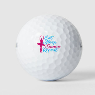 Eat Sleep Ballet Wiederholen Funny Geschenk für Tä Golfball