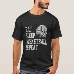 Eat Sleep Basketball Repeat Coach Player Men Women T-Shirt