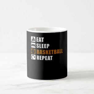 Eat Sleep Basketball Spieler Geschenk-Idee Kaffeetasse