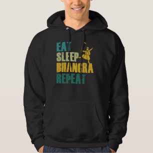 Eat Sleep Bhangra Repeat Lustiges Tanzen Punjabi Hoodie