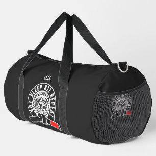 Eat Sleep BJJ Wiederholung "Customizable" Gi Duffle Bag